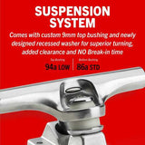 Ace Trucks AF1 Inverted Hollowed Raw/Polished (online only)