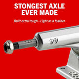 Ace Trucks AF1 Inverted Hollowed Raw/Polished (online only)