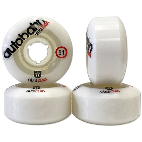 Autobahn Wheels Dual Duro Ultra 100a White/Clear (online only)