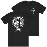 Dogtown Tee White Mono Logo Black (online only)