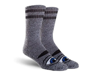 Toy Machine Heather Sect Eye Sock Black