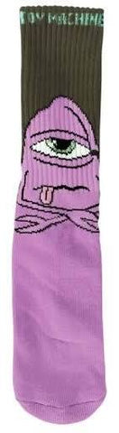 Toy Machine SocksBored Sect Crew Lavender