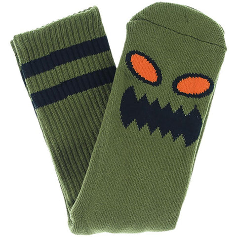 Toy Machine Monster Face Socks Moss