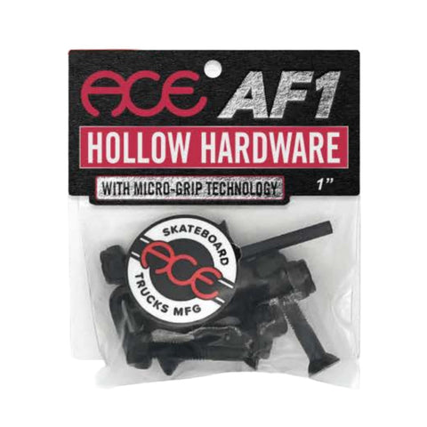 Ace AF1 Hollow Bolts (7/8") w/Grippers Allen Black
