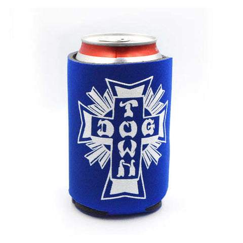 Dogtown Stubby Cooler Cross Logo Blue