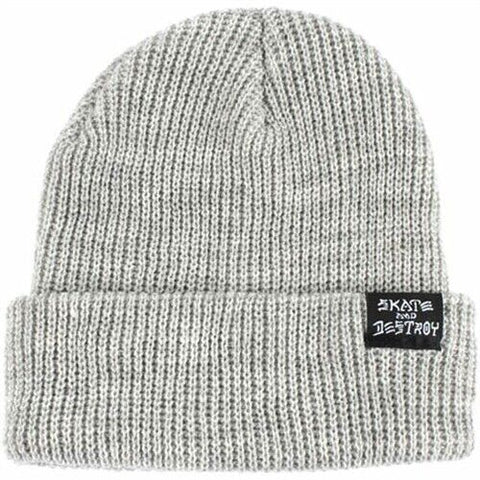 Thrasher Skate And Destroy Beanie Grey