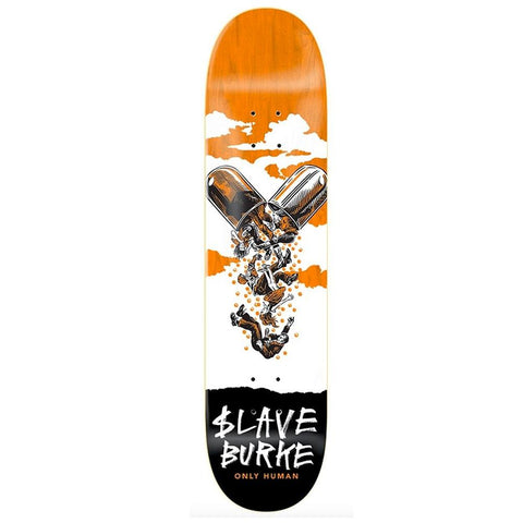 Slave Skateboards Deck Only Human Burke 8.8