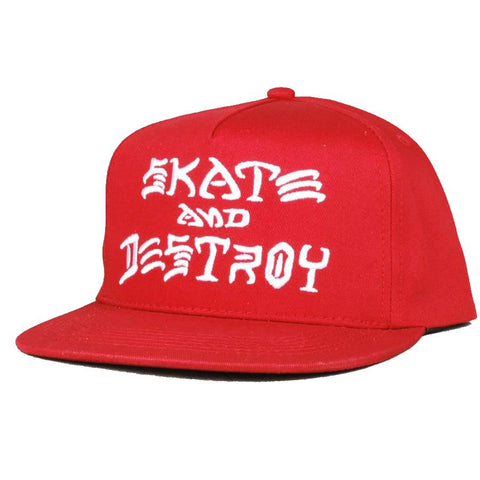 Thrasher Skate and Destroy Snap Back